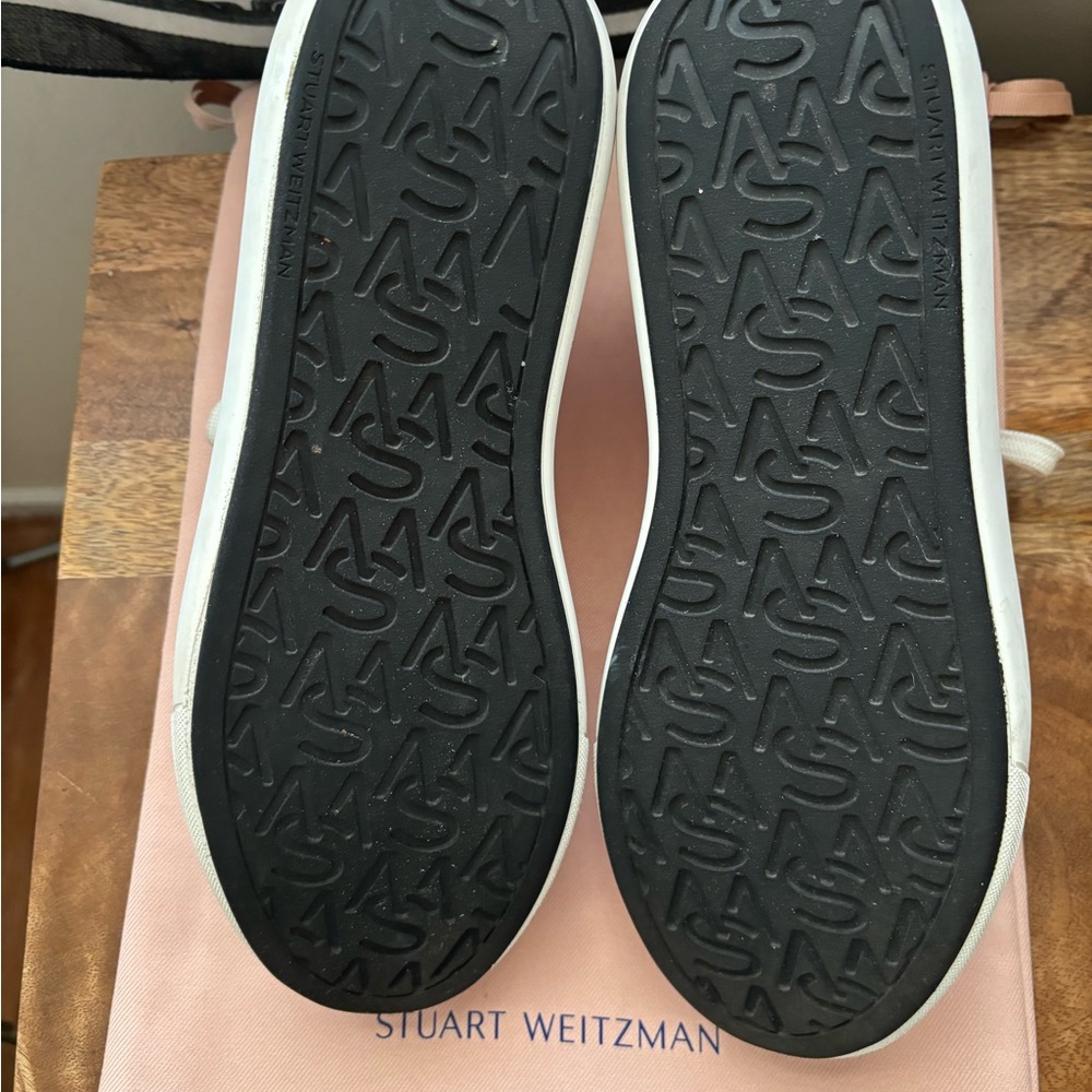 NEW STUART WEITZMAN White Sneakers. - Picture 3 of 6